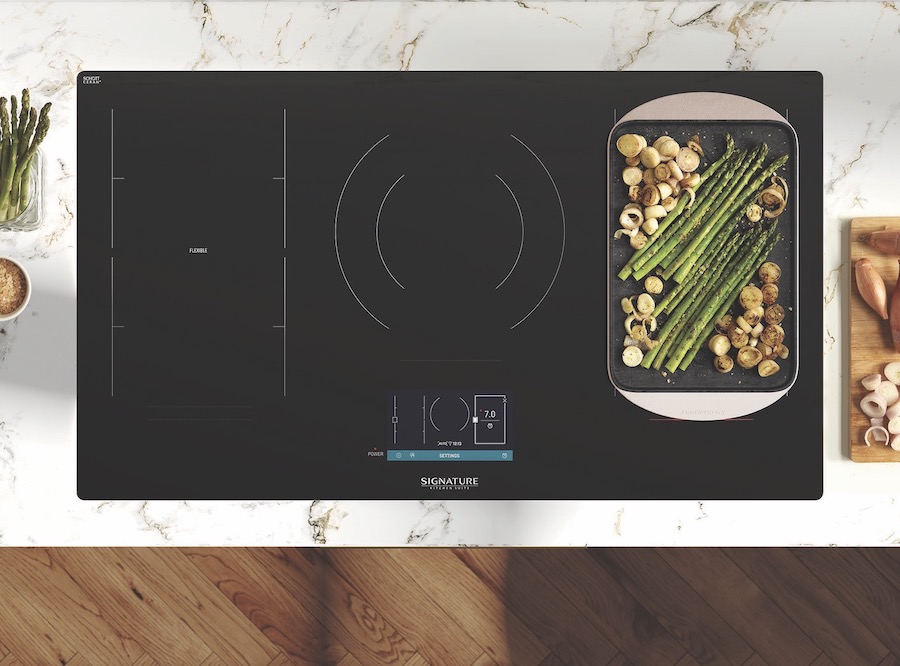 Signature Kitchen Suite's Bosch induction cooktop in The New American Home 2021