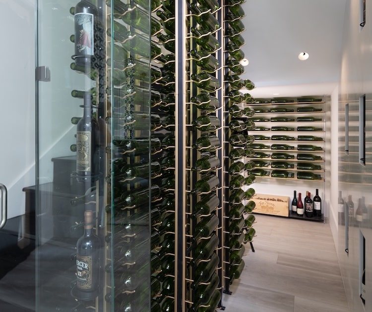 The New American Home 2022 wine storage