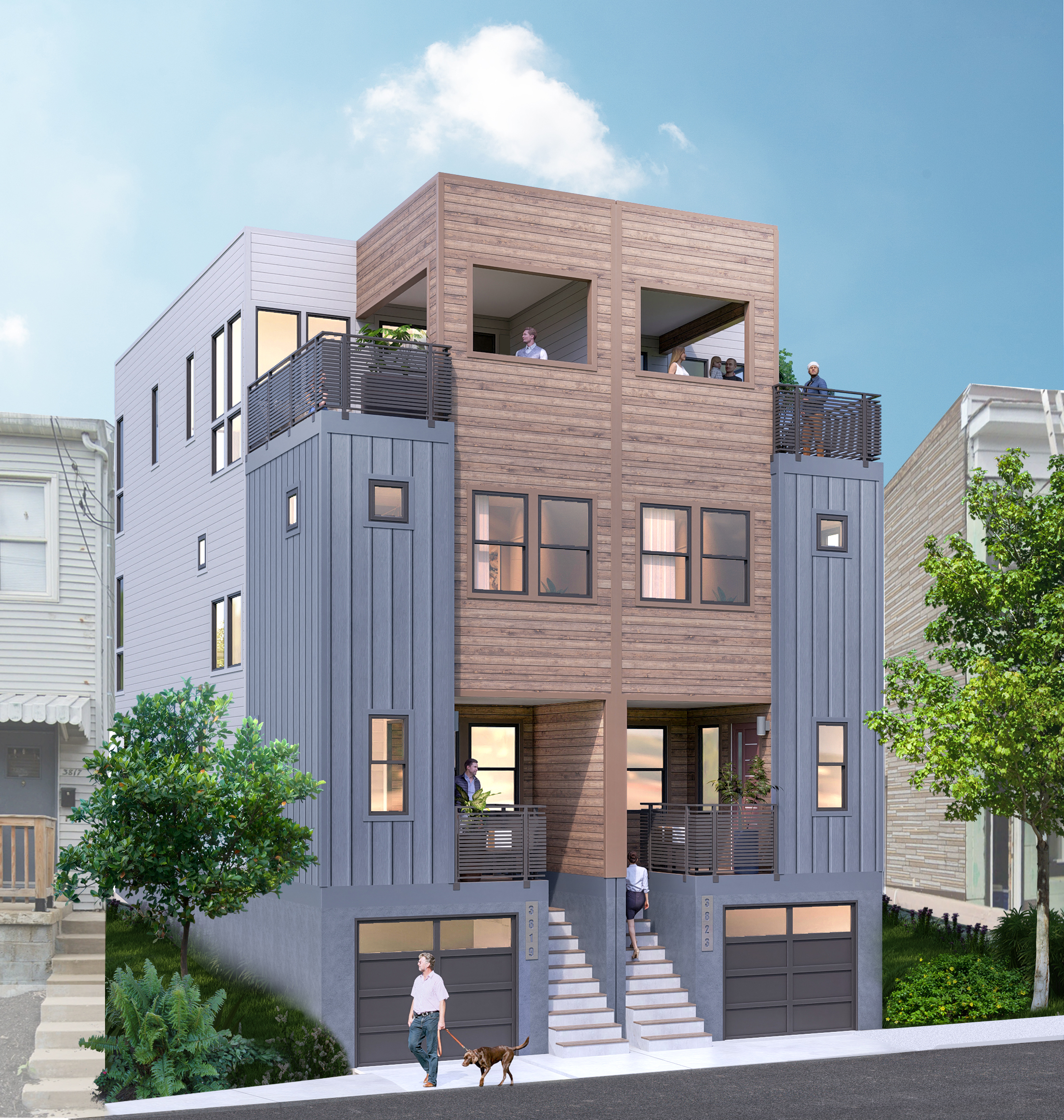 Rendering of townhome