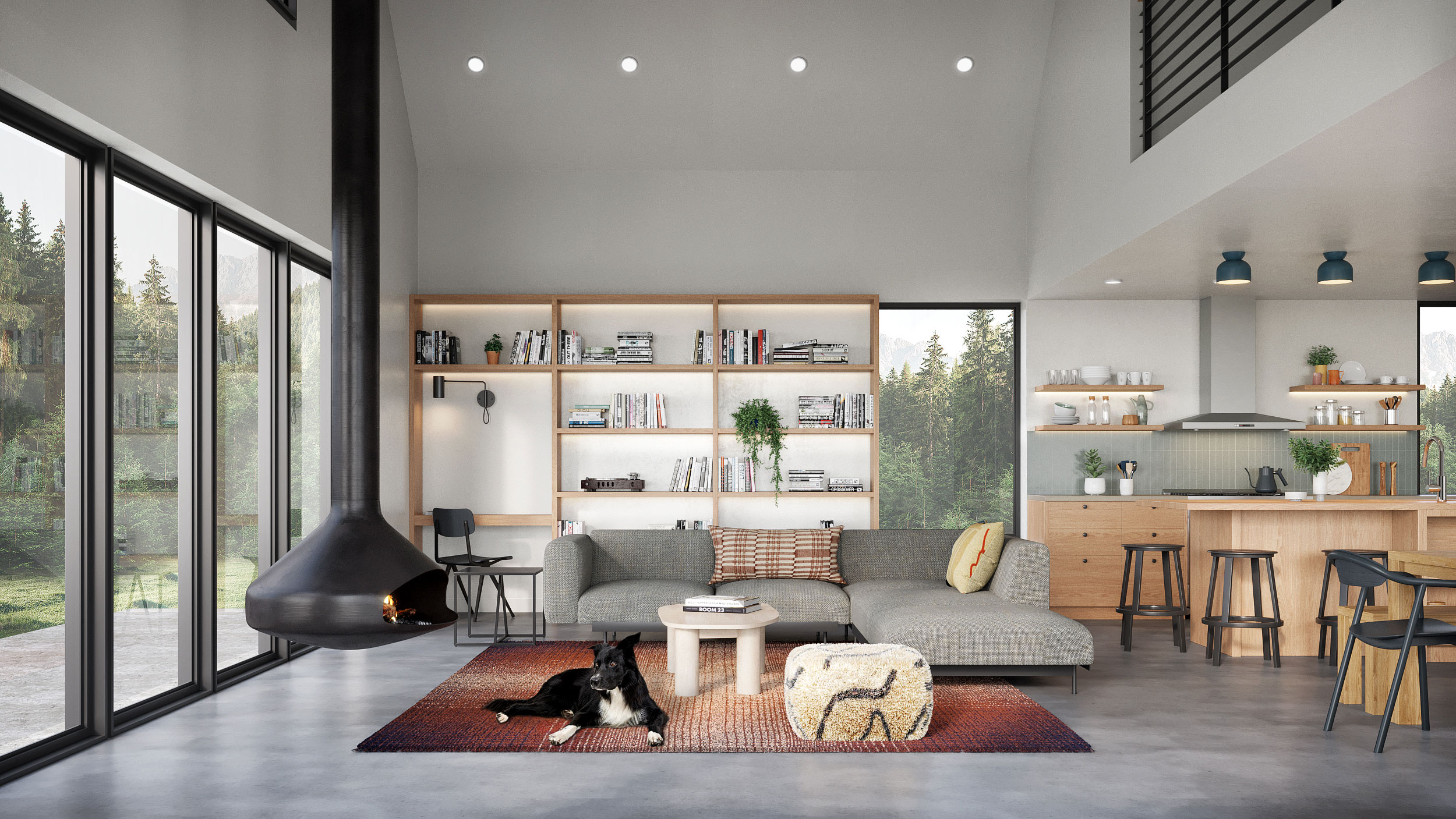 Prefab home interior design
