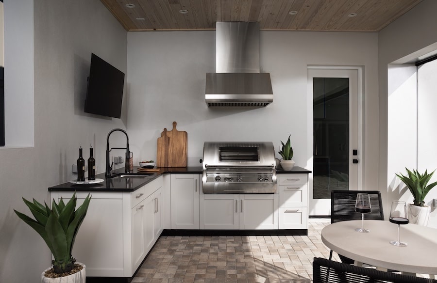 Cabana kitchen in The New American Home 2022