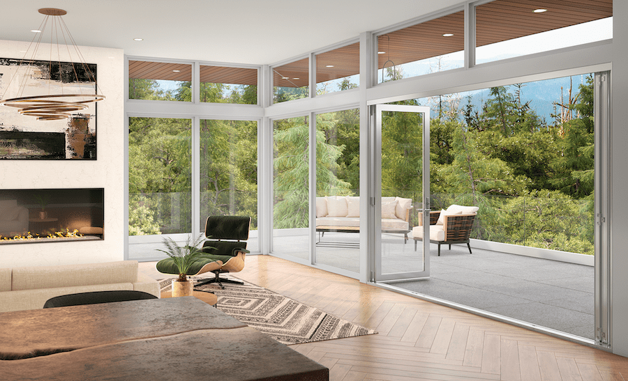 Milgard Windows & Doors' AX550 Moving Glass Walls are a Pro Builder 2022 Top 100 product