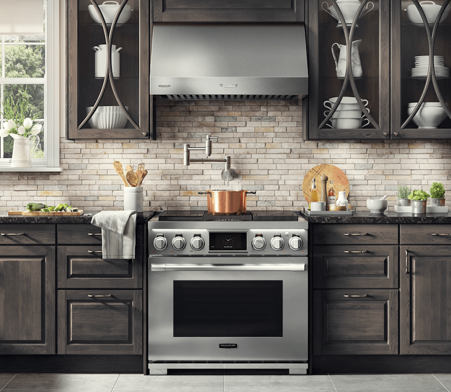 Signature Kitchen Suite's 36-inch pro range is a Pro Builder Top 100 product