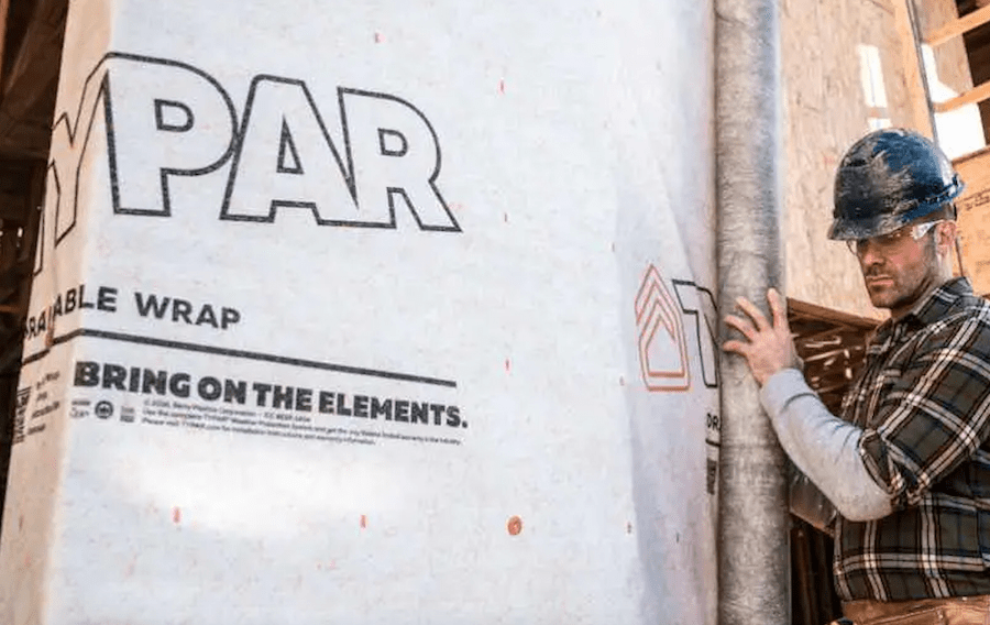 Typar's Drainable Wrap is a Pro Builder 2022 Top 100 product