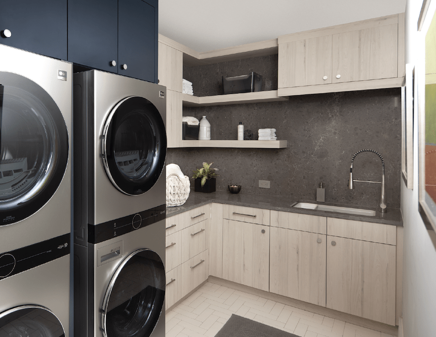 Laundry cabinets by Wellborn Cabinets are a Pro Builder 2022 Top 100 product