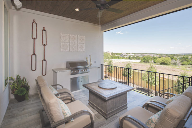 Trendmaker Homes Rancho Sienna provides covered outdoor living spaces for residents