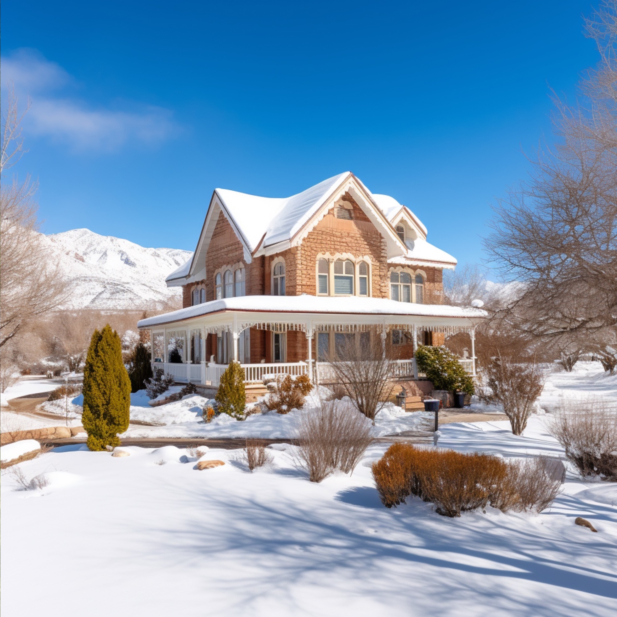 AI generated typical home in Utah