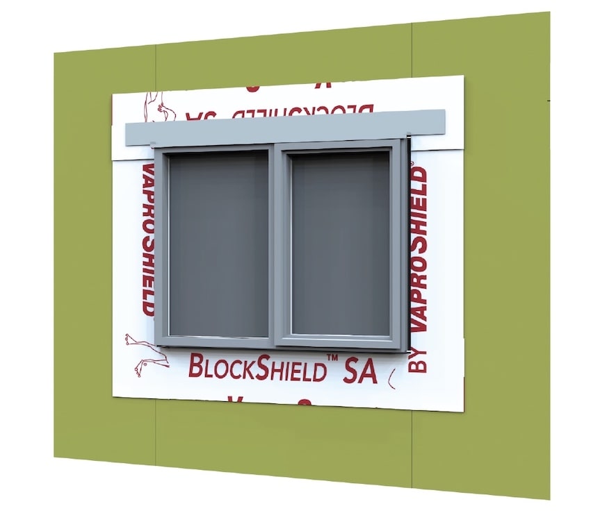 VaproShield BlockFlashing SA on window