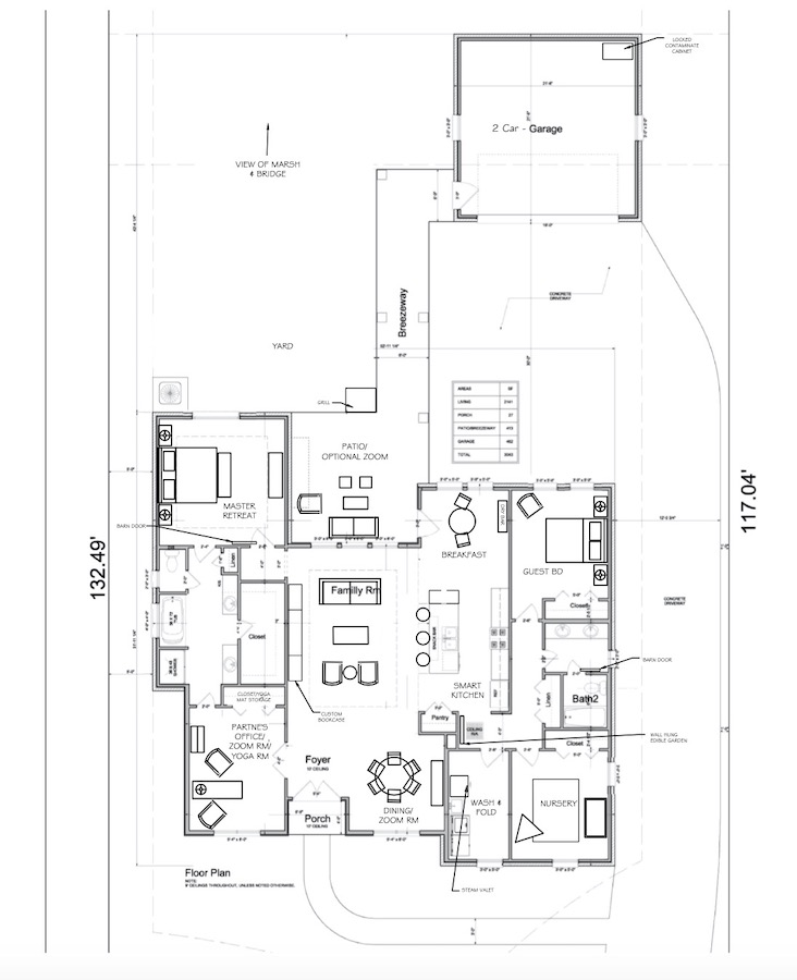 Floor plan for the WWYW Home, a 2020 BALA winner