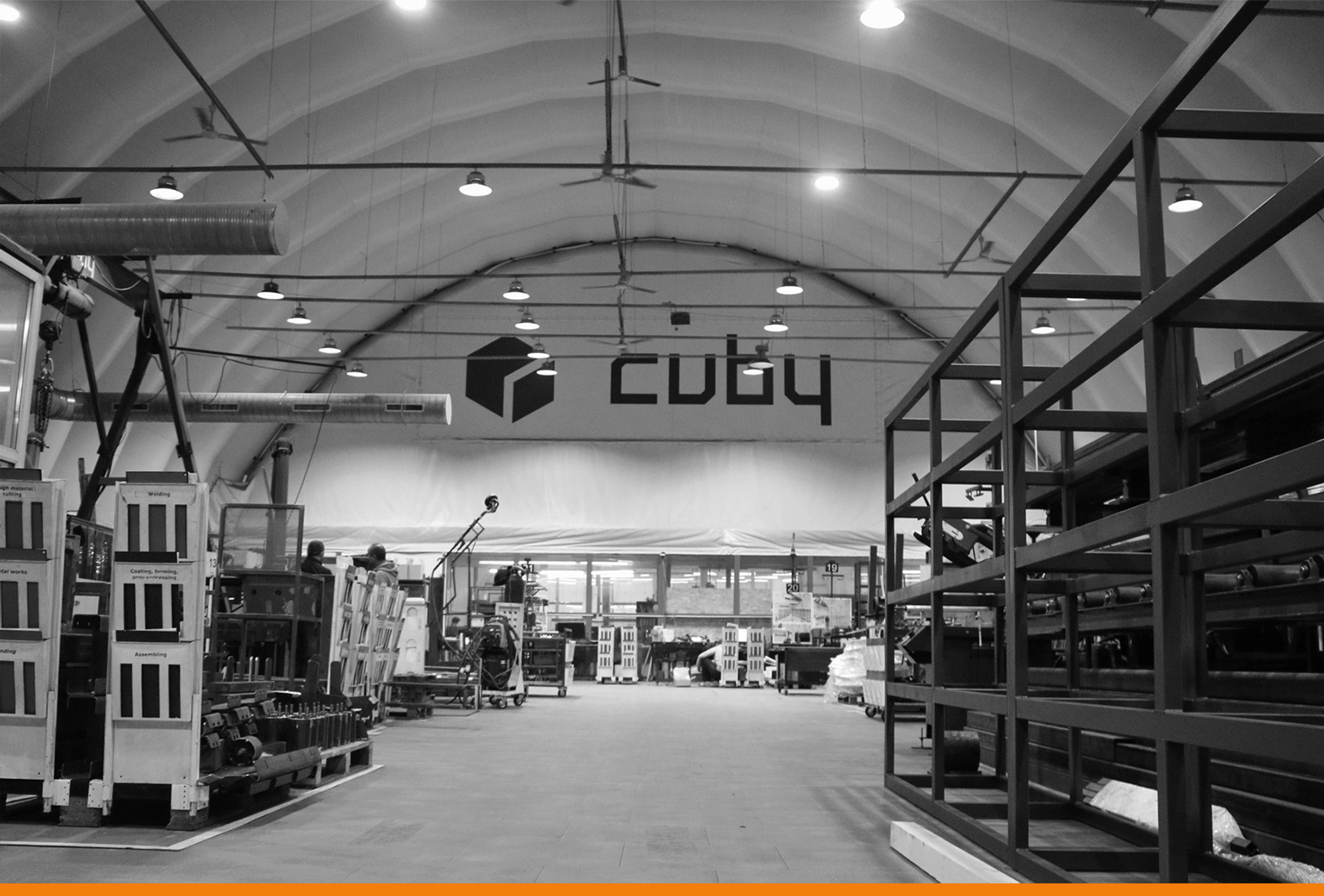 Cuby mobile micro factory interior