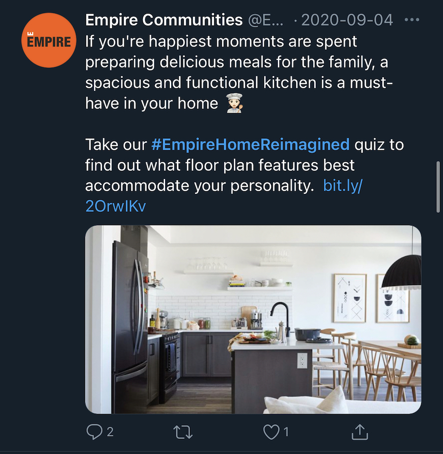 empire communities home reimagined