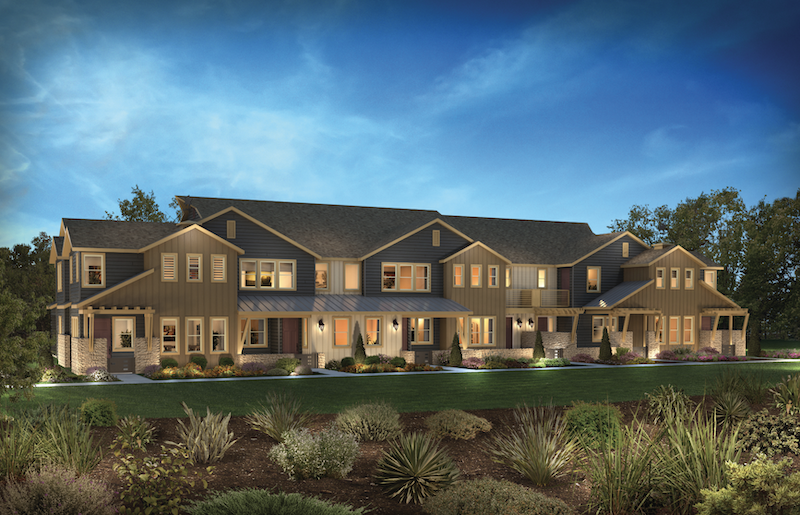 exterior of Shea Homes' Tranquility Building in a master planned community that emphasizes a retreat lifestyle