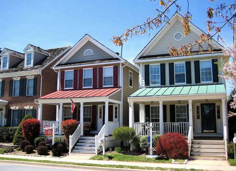 homes in the development of Kentlands, in Gaithersburg, Md., are located close to one another to encourage neighborly interaction