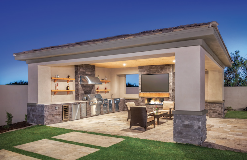 Comfortable outdoor living space continues to be a must for homebuyers.