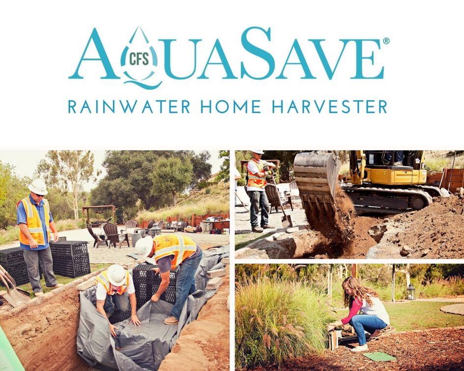 California Filtration Specialists AquaSave Rainwater Home Harvester