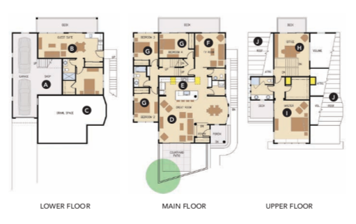 EDI International Oberlin Residence floor plans
