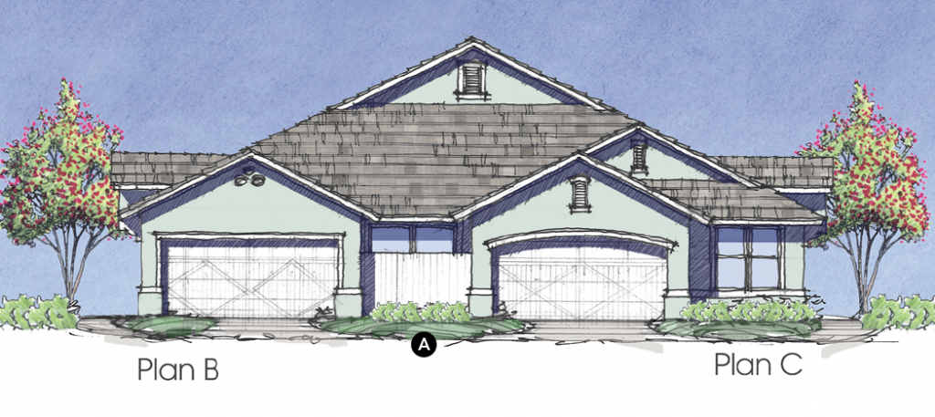 House Review_Evans_Duplex Clubhome_elevation