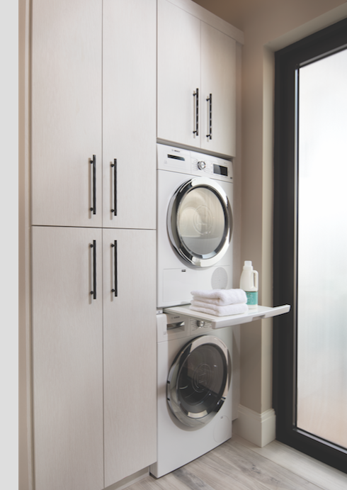 Washer and dryer area, The New American Home 2018