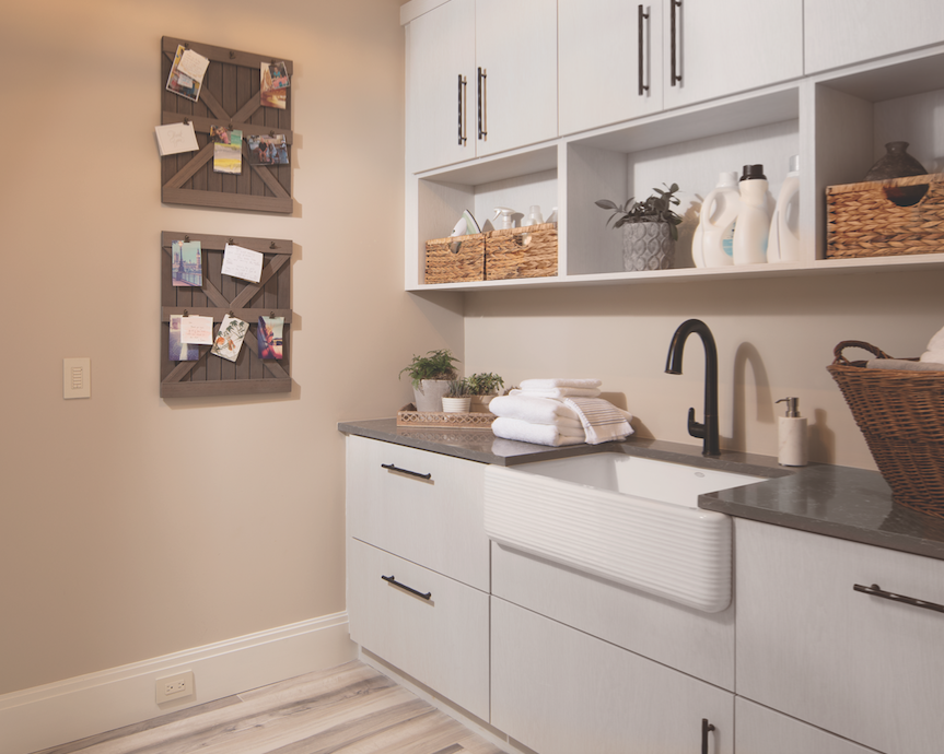 Laundry area, The New American Home 2018