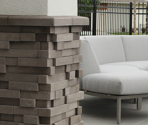 Boral’s Cultured Stone is made of lightweight aggregate materials 