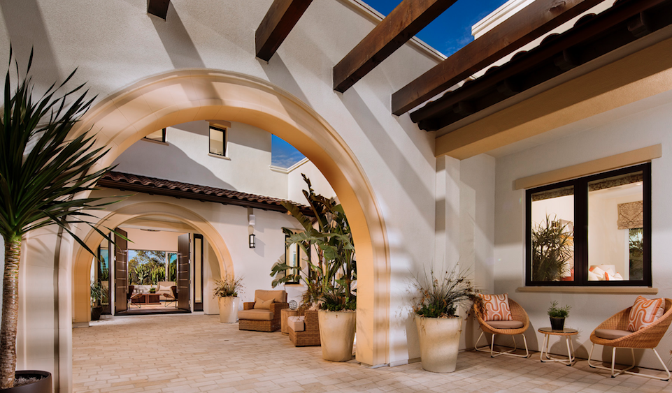 Residence One at Artesana-Pardee Homes-entry loggia