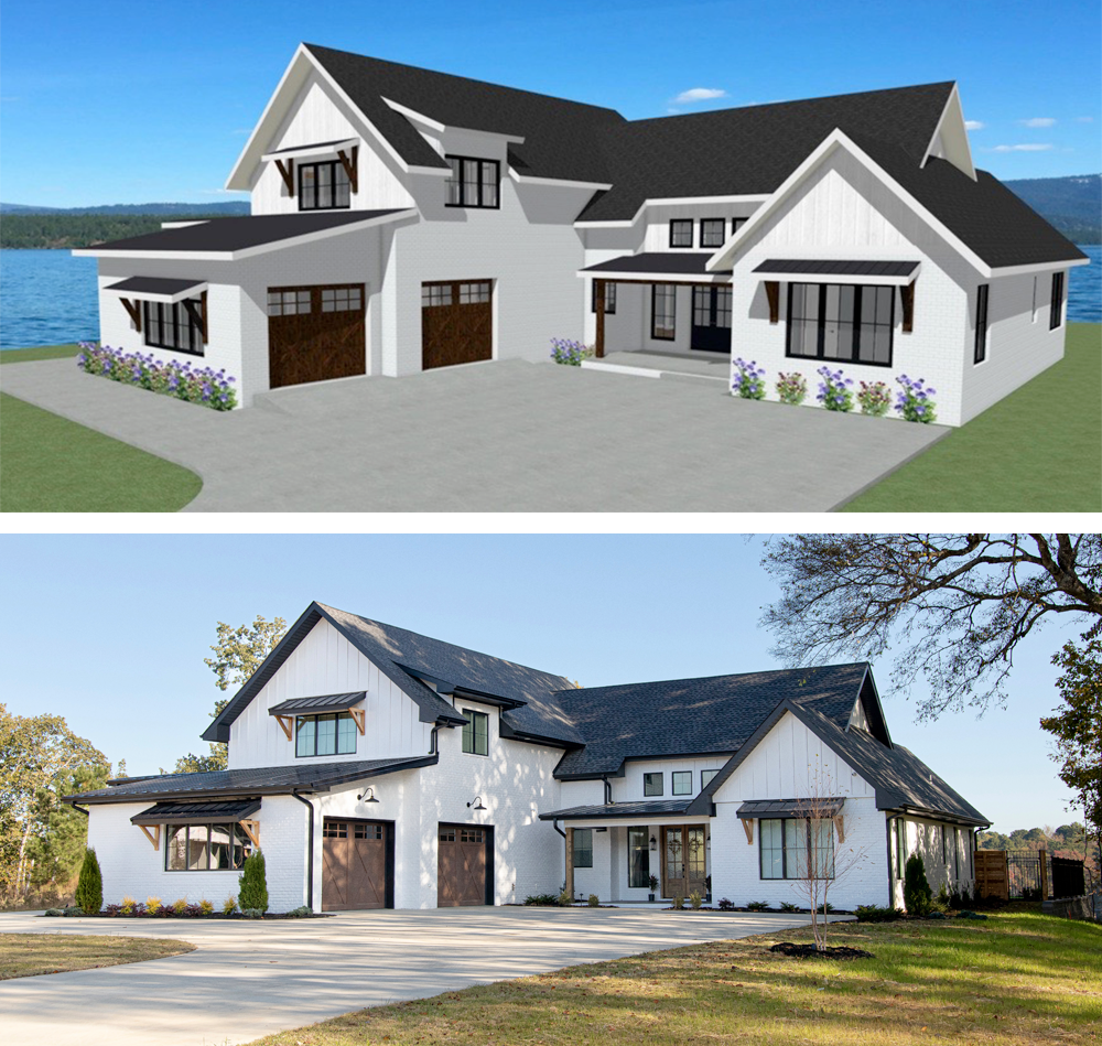 Single-family home 3D design to real life build