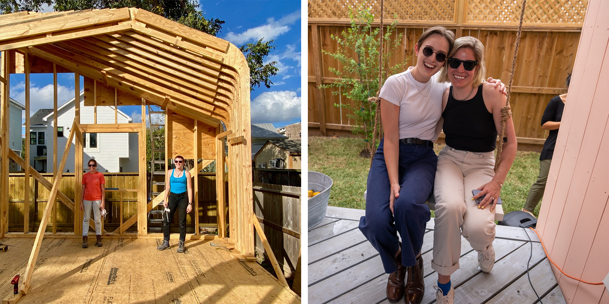 Students build dogtrot style accessory dwelling unit