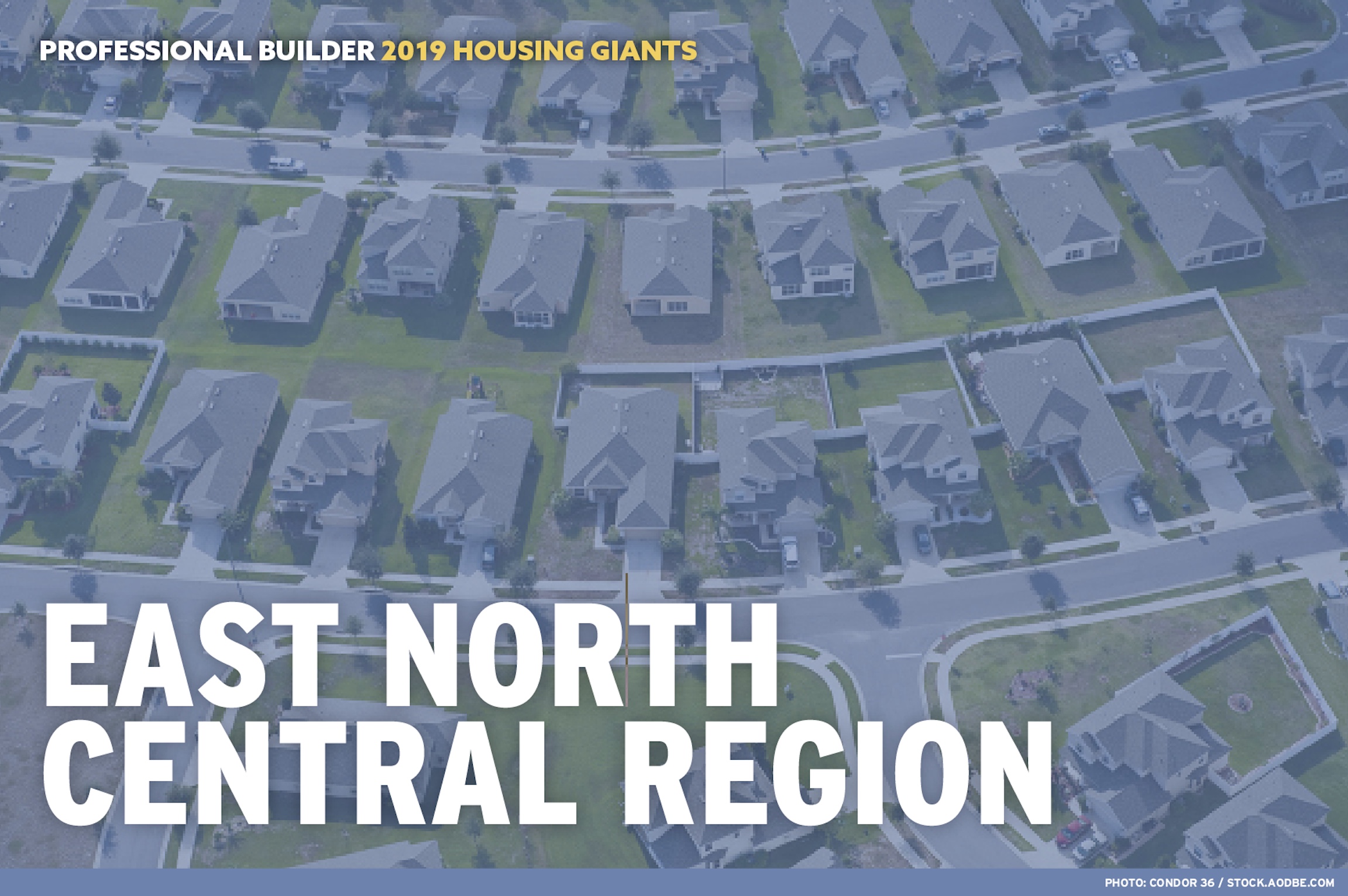 2019 housing giants aerial view of new housing development