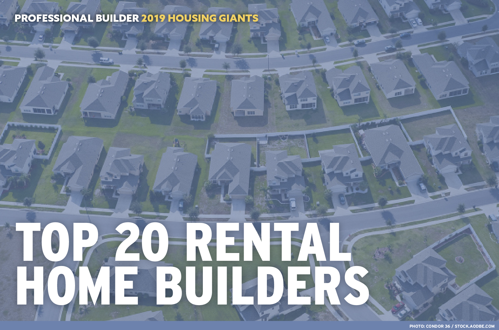 2019 housing giants aerial view of new housing development