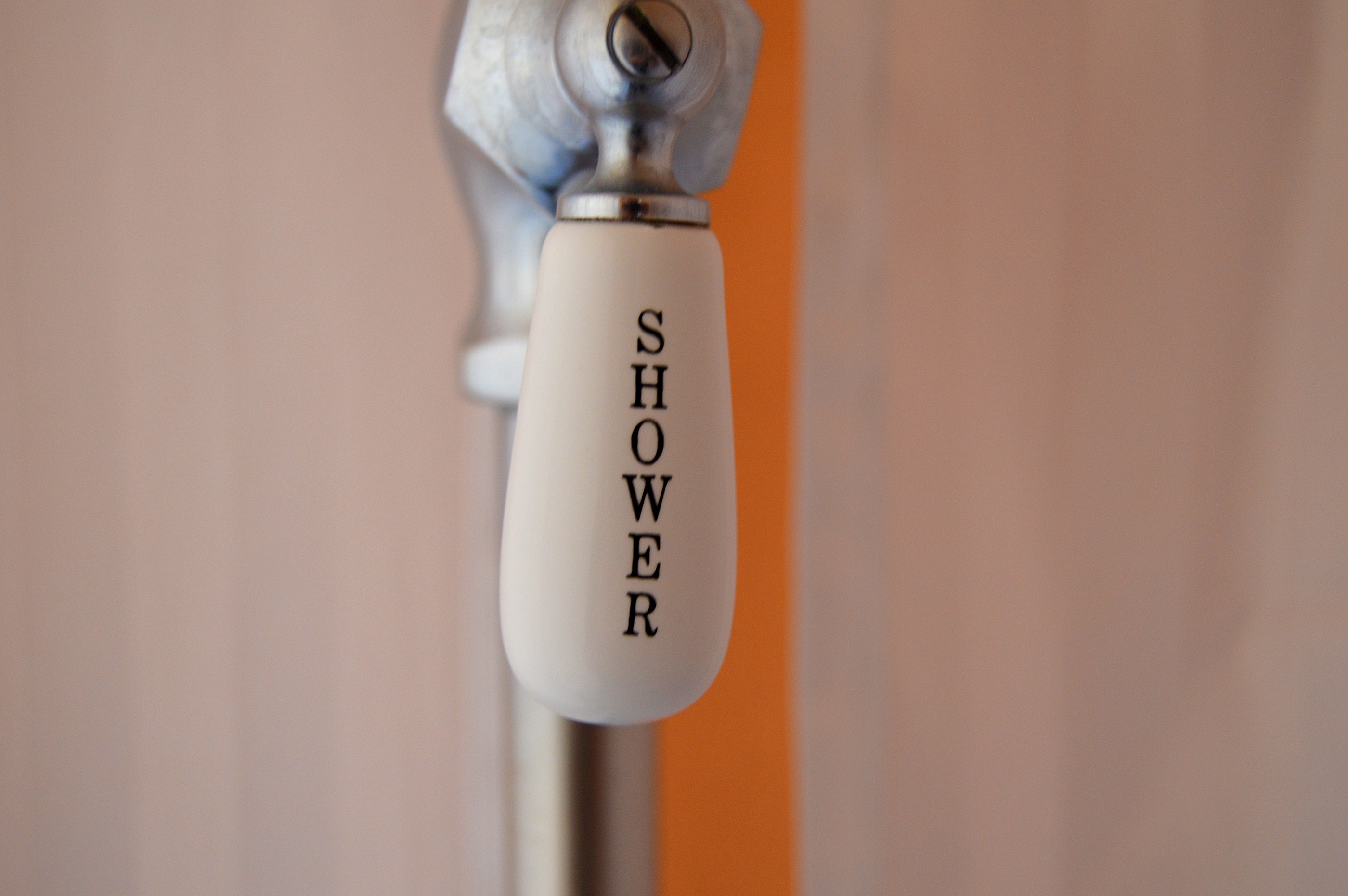 Shower faucet handle