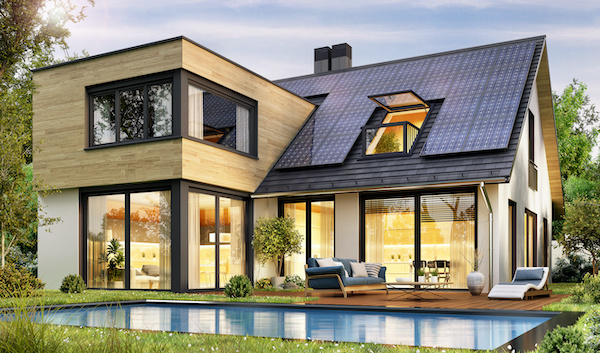 solar panels on house roof reduce energy costs