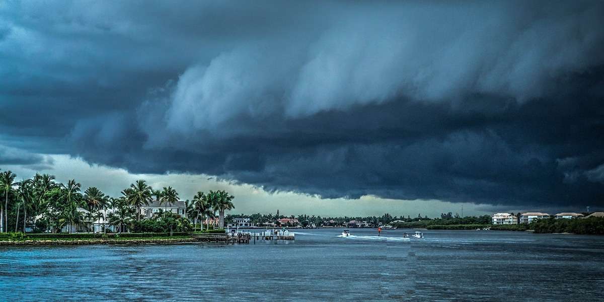 Hurricane approaching South Florida