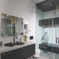 The New American Home 2019_spa bath_vanity_shower_shower bench