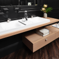 Reflecting trends toward minimalist and modern styling, the DXV Modulus Collection of bath fixtures, faucets, furniture and accessories allow for flexibility in installation and homeowners’ personal preferences.