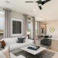Interior living space at Evergreen at Rise by Dahlin Group
