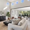 Dahlin Group's Miraval II Plan 2 great room with view to outdoor living