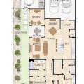 Larry Garnett Cottages at Santa Fe floor plan