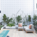 Luminosa custom home in California atrium for outdoor living and light