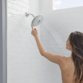 Touchless technology enters the shower with American Standard’s Spectra+ Touch and Specta+ eTouch that change spray patterns with a fingertip touch on the outside ring of the showerhead. The Spectra+ eTouch version includes a remote control to mount on any shower wall for those who have trouble reaching the showerhead due to age, height or mobility restrictions.