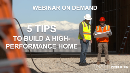 Promo for webinar 5 steps to a high-performance home