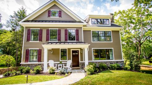 James Hardie ColorPlus Technology siding on a home