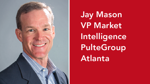 Jay Mason is PulteGroup's VP of market intelligence