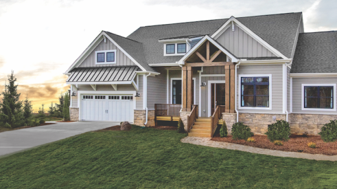 Schumacher Homes on-your-lot home design, home exterior