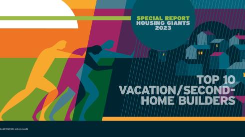 2023 Housing Giants ranked list of top 10 vacation/second home builders