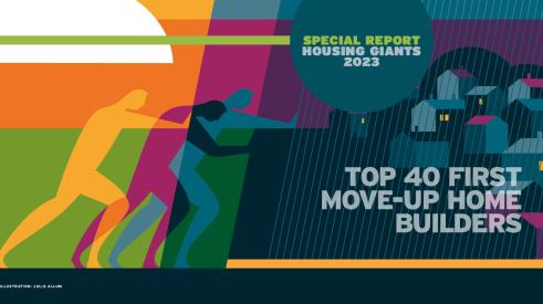 2023 Housing Giants ranked list of top 40 first move-up home builders