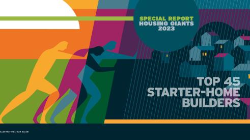 2023 Housing Giants ranked list of top 45 starter home builders