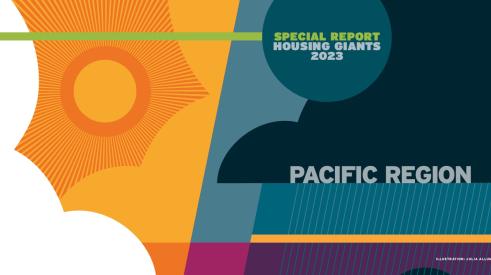 2023 Housing Giants ranked list of top builders in the Pacific region