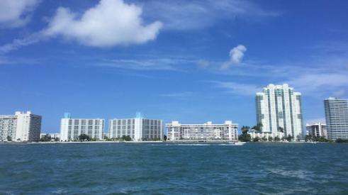 View of Miami from the water