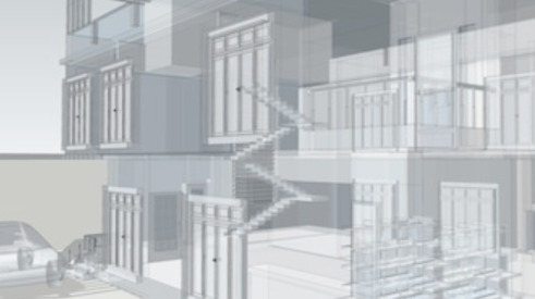 3D home design rendering