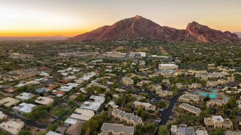 Aerial view of Arizona